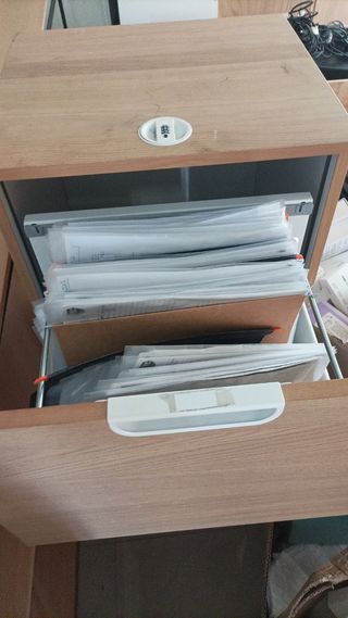 Mueble archivador Ikea madera blanco