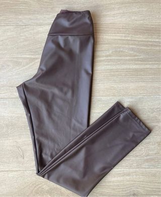 Leggings polipiel marrones Calzedonia