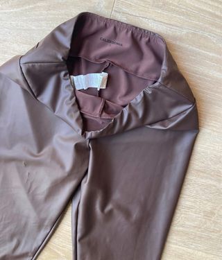Leggings polipiel marrones Calzedonia