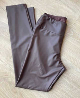 Leggings polipiel marrones Calzedonia