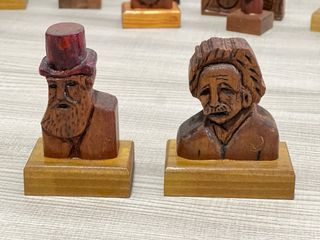 Statuine in legno artigianali - Set 13 pezzi
