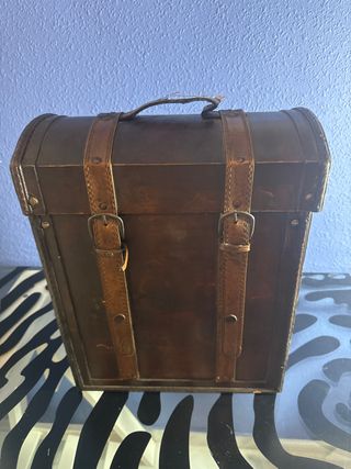 Maletín antiguo de cuero