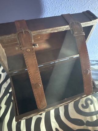 Maletín antiguo de cuero