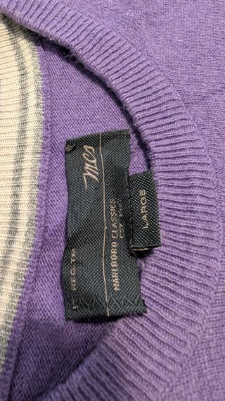 Maglione Marlboro Classics Lilla Taglia L
