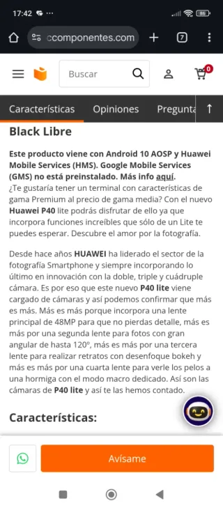 Huawei P40 Lite 128GB + confezione FreeBuds 3