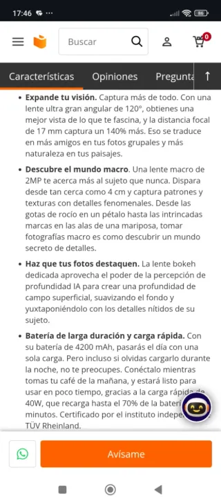 Huawei P40 Lite 128GB + confezione FreeBuds 3