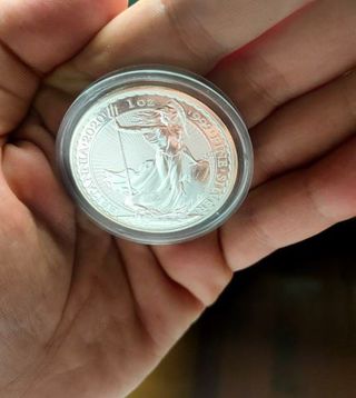 Moneda Plata Britannia 2020 1oz .999