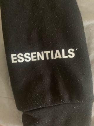 Sudadera Essentials Negra