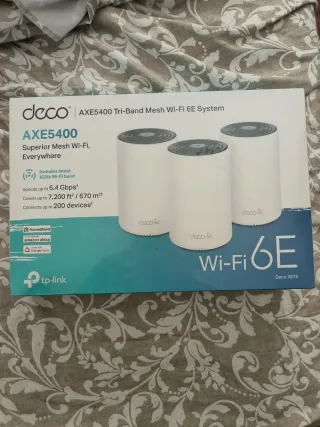 TP-Link Deco AXE5400 Sistema Mesh WiFi 6E
