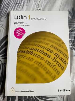 libro de latin santillana primero de bachillerato