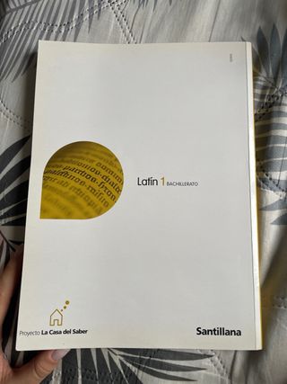 libro de latin santillana primero de bachillerato