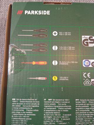 Juego de destornilladores Parkside