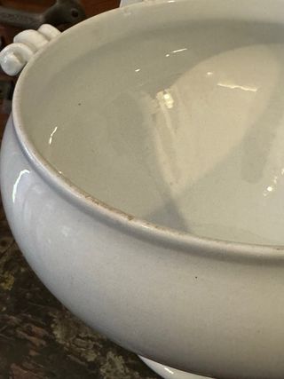 Zuppiera SCI Laveno Verbanum Stone bianca vintage