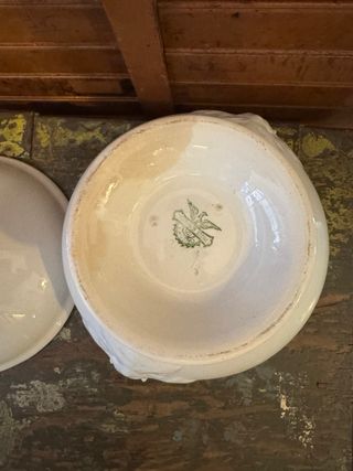 Zuppiera SCI Laveno Verbanum Stone bianca vintage