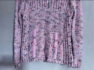 Maglione in maglia arancione 