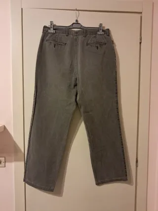 Pantaloni uomo Barbour grigione