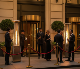 Calentador Pirámide Acero Inoxidable