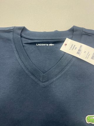 T-shirt Lacoste blu taglia L