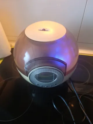 Humidificador esfera morado y transparente