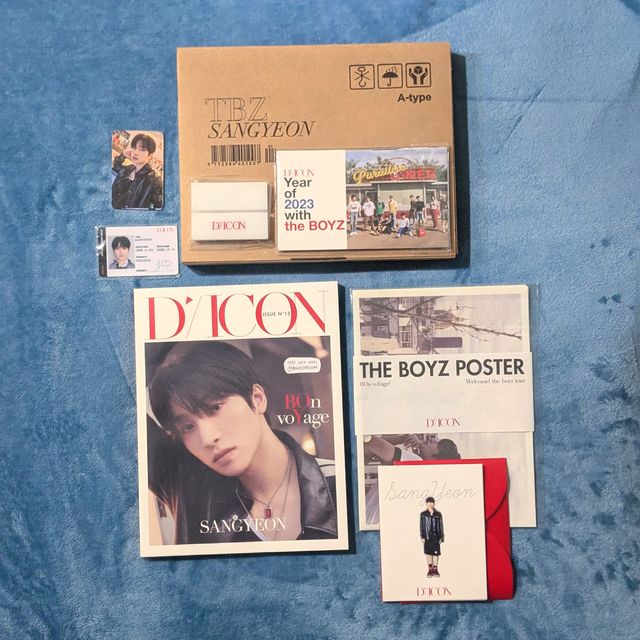 the boyz dicon magazine sangyeon