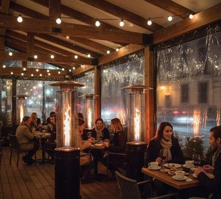 ESTUFA CILÍNDRICA A GAS