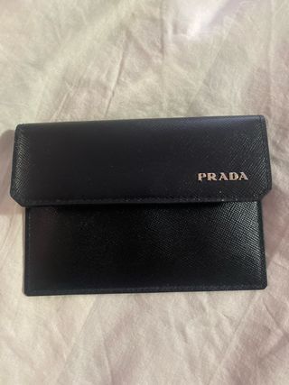 Portafoglio Prada porta carte nero