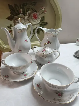 Servizio da tè Bavaria con rose