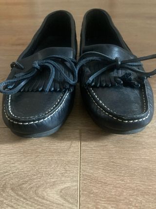 Mocassini uomo blu sfoderati n 42