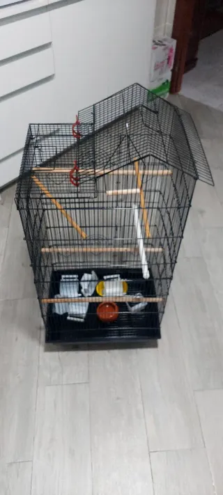 Jaula grande para pájaros