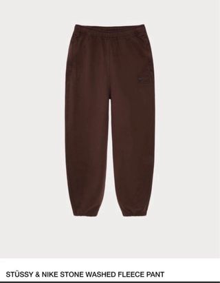 Pantalón Nike Stussy Stone Washed Fleece Marrón