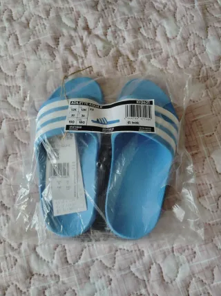 Chanclas Adidas Adilette Aqua K Azul