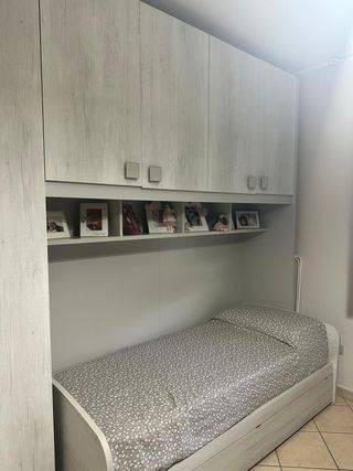 Cameretta angolare legno chiaro