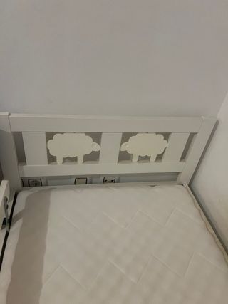 Cama infantil 160cm con barrera