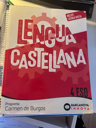 Carmen de Burgos 4 ESO. Lengua castellana