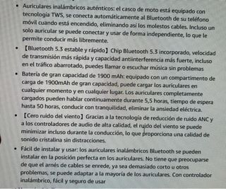 Auriculares Bluetooth Moto con Estuche de carga.