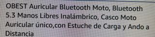 Auriculares Bluetooth Moto con Estuche de carga.