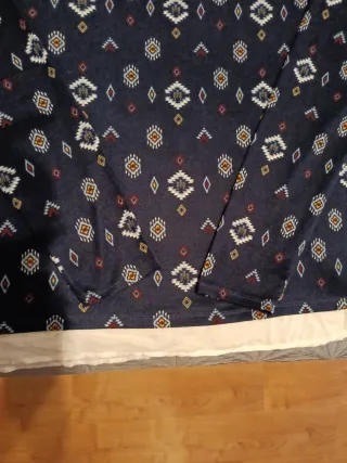 Camiseta mujer manga larga estampado geométrico XL