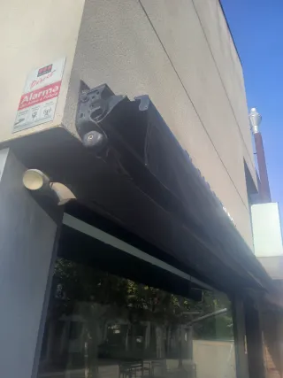 Toldo negro 4,80m