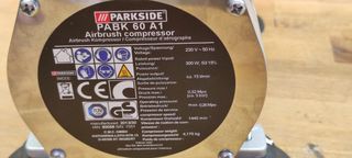 Compresor Parkside PABK 60 A1 y accesorios