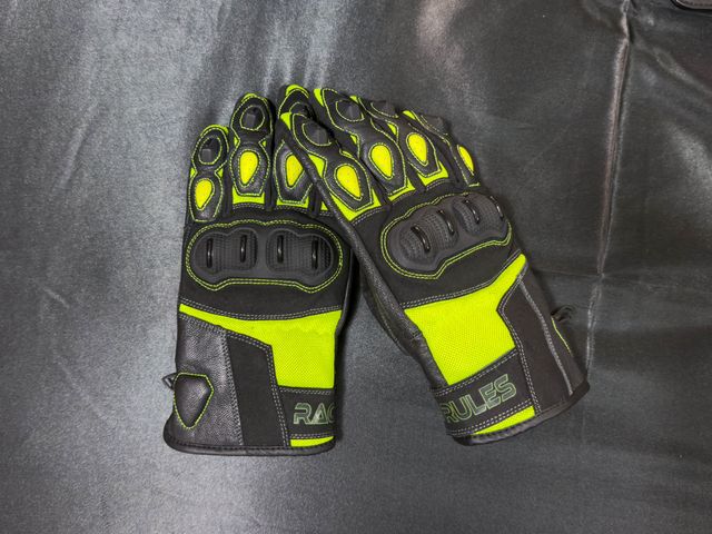 Guantes de moto cuero XL/9,5 – CE