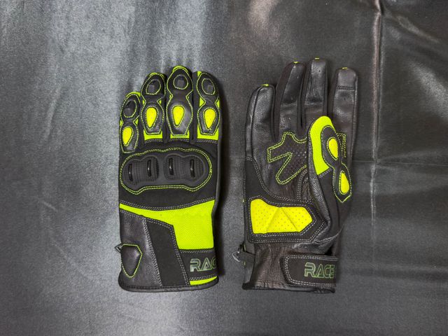 Guantes de moto cuero XL/9,5 – CE