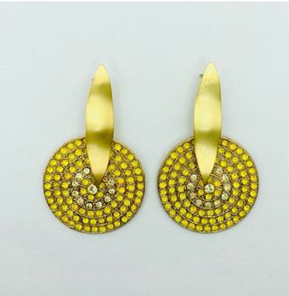 Pendientes Mila Gonzalez Dorados con Circonitas