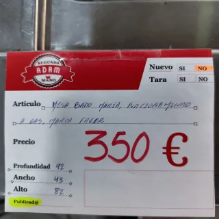 Mesa Baño María Fagor