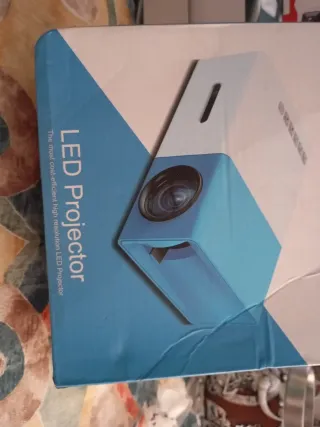 Proyector LED Blanco y Azul