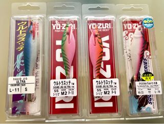Pack 4 señuelos pesca Yo-Zuri Ultra