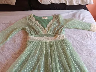 Vestido largo verde invitada boda