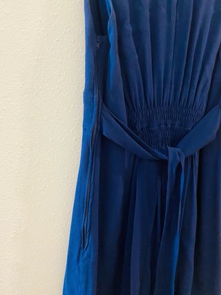 Vestido azul Naf Naf. Talla 40.