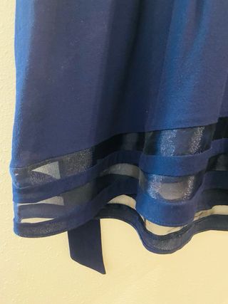 Vestido azul Naf Naf. Talla 40.