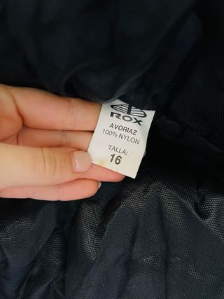 Peto de nieve ROX para niños TALLA 16