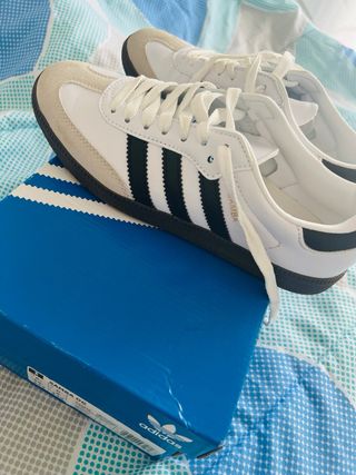 Zapatillas Adidas Samba Blancas y Negras